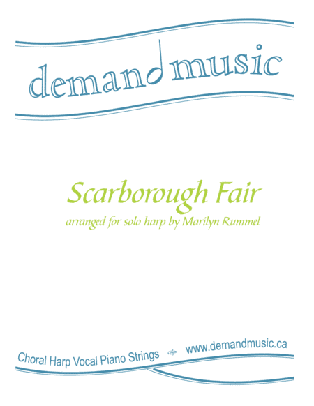Scarborough Fair - solo harp (arr. Marilyn Rummel)
