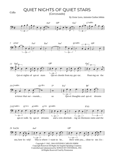 Quiet Nights Of Quiet Stars (corcovado) (arr. Alex Nunes Rodrigues)