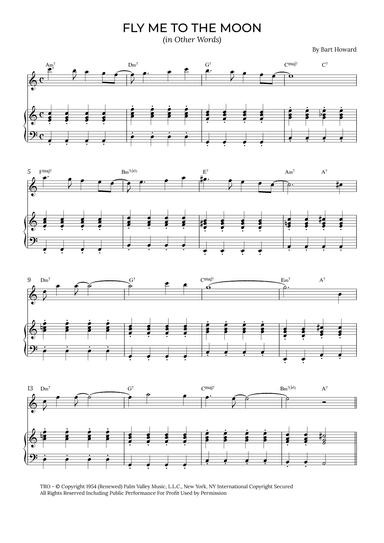 Fly Me To The Moon (in Other Words) (arr. Alex Nunes Rodrigues)