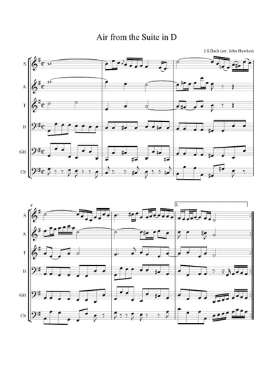 Bach: Air from the Suite in G (arr. John Hawkes)