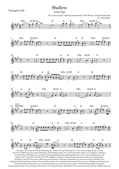 Shallow (arr. Fabio Britto)