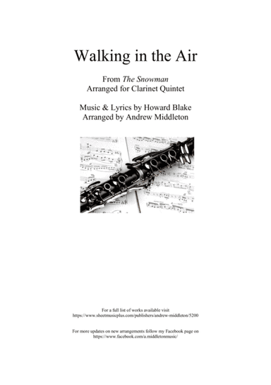 Walking In The Air (arr. Andrew Middleton)
