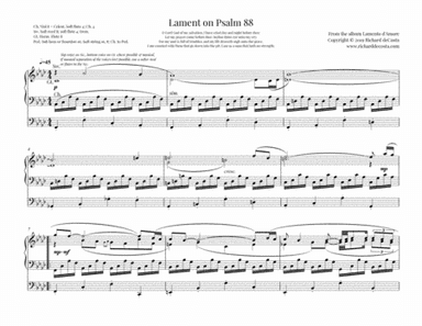 Lament on Psalm 88