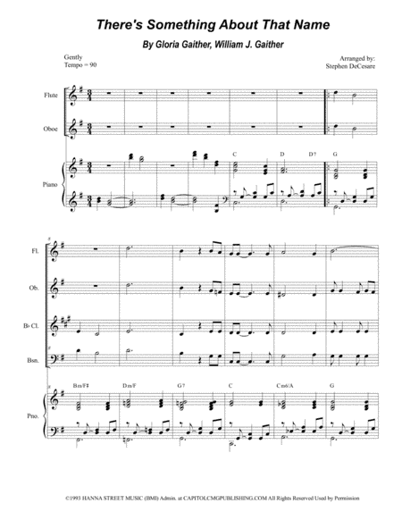 There's Something About That Name (arr. Stephen DeCesare)