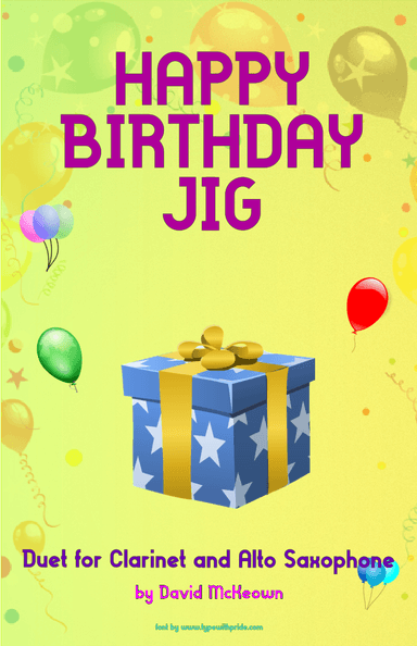Happy Birthday Jig, for Clarinet and Alto Saxophone Duet (arr. David McKeown)