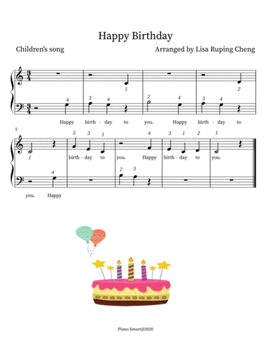 Happy Birthday (arr. Lisa Ruping Cheng)