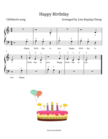 Happy Birthday (arr. Lisa Ruping Cheng)