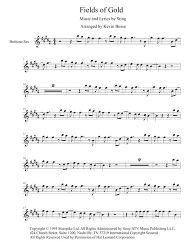 Fields Of Gold (arr. Kevin Busse)