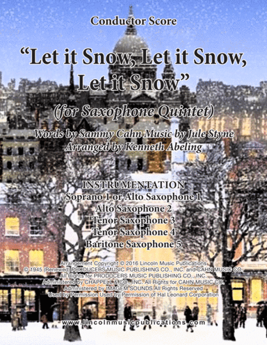 Let It Snow! Let It Snow! Let It Snow! (arr. Kenneth Abeling)