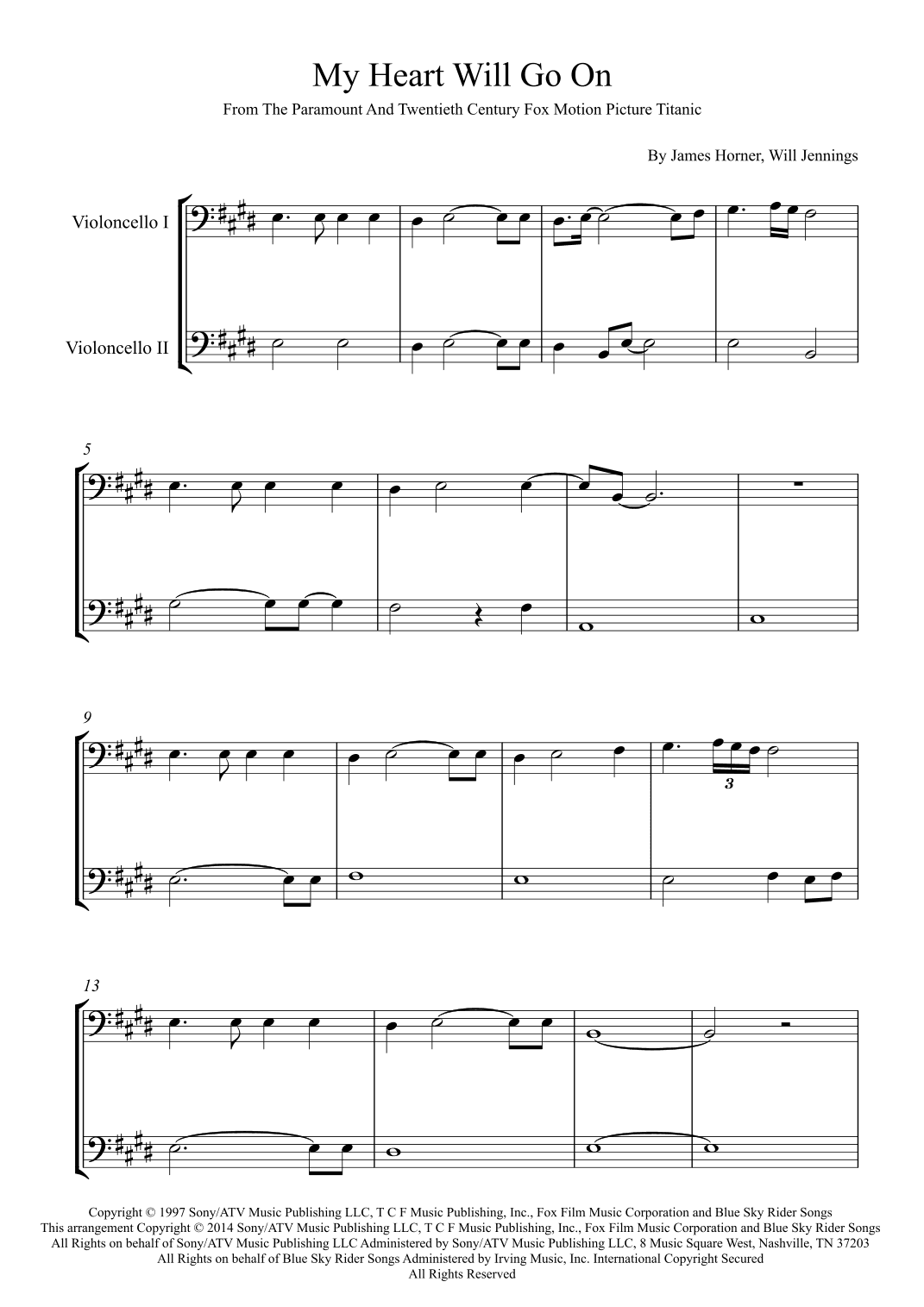 My Heart Will Go On (love Theme From 'titanic') (arr. Karen Gueiros)
