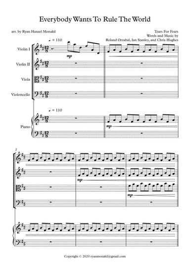 Want To Rule The World (arr. Ryan Hanzel Monakil)