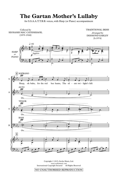 The Gartan Mother's Lullaby (arr. Desmond Earley)