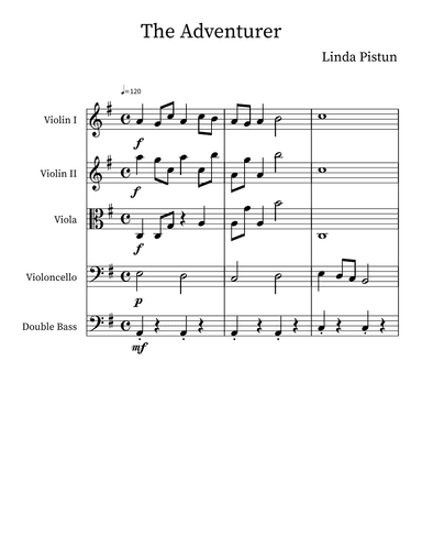 The Adventurer - Score Only