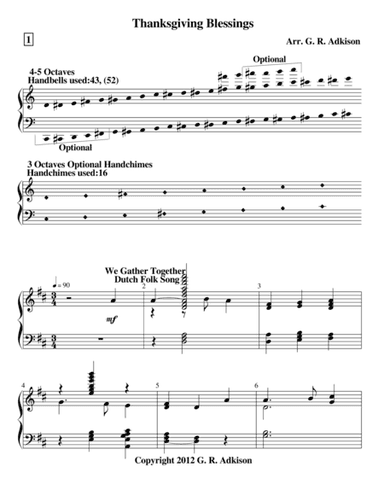 Thanksgiving Blessings (arr. G. R. Adkison)