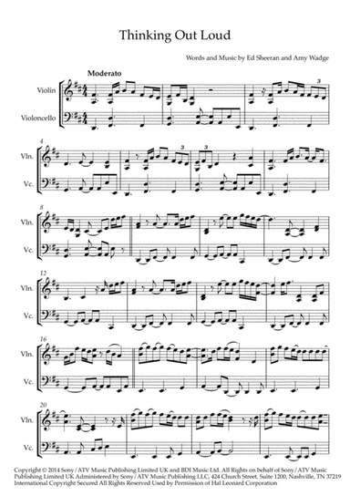 Thinking Out Loud (arr. Caroline Pearsall)