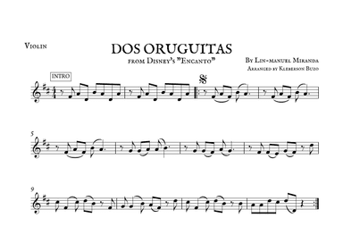 Dos Oruguitas (arr. Kleberson Buzo)