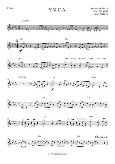 Y.m.c.a. (arr. Ivan Marini)