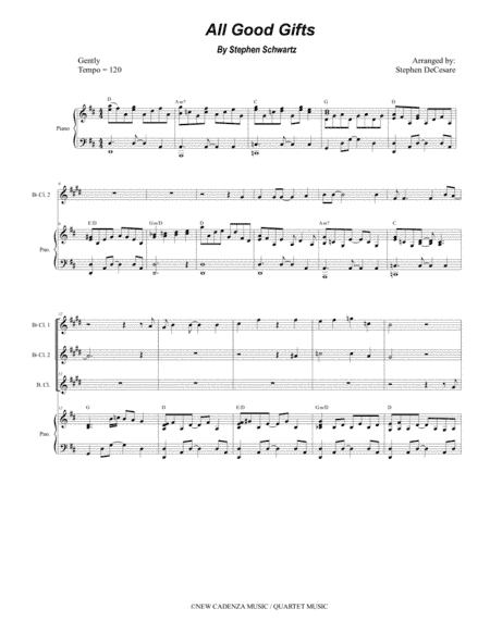 All Good Gifts (arr. Stephen DeCesare)