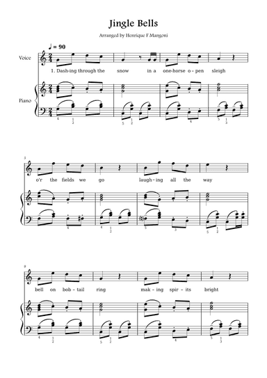 Jingle Bells (arr. Henrique F Mangoni)