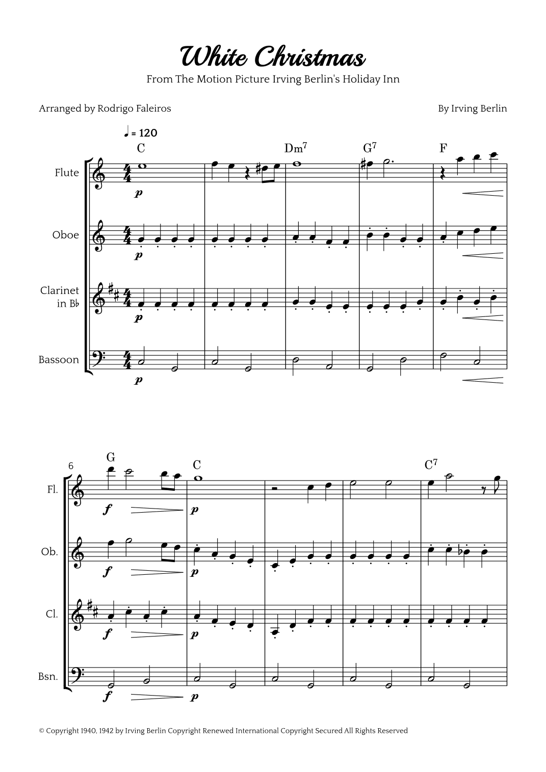 White Christmas (arr. Rodrigo Faleiros)