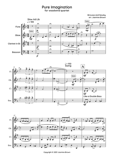 Pure Imagination (arr. Jasmine Brown)