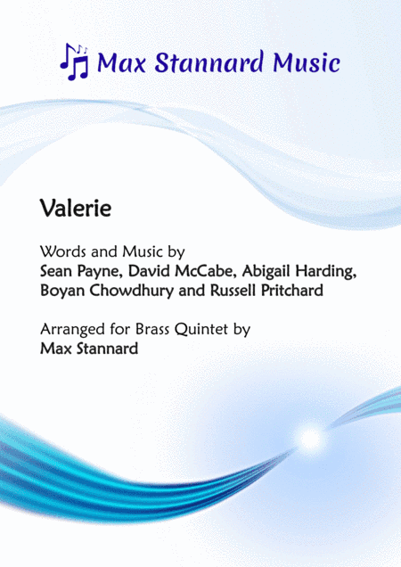 Valerie (arr. Max Stannard)