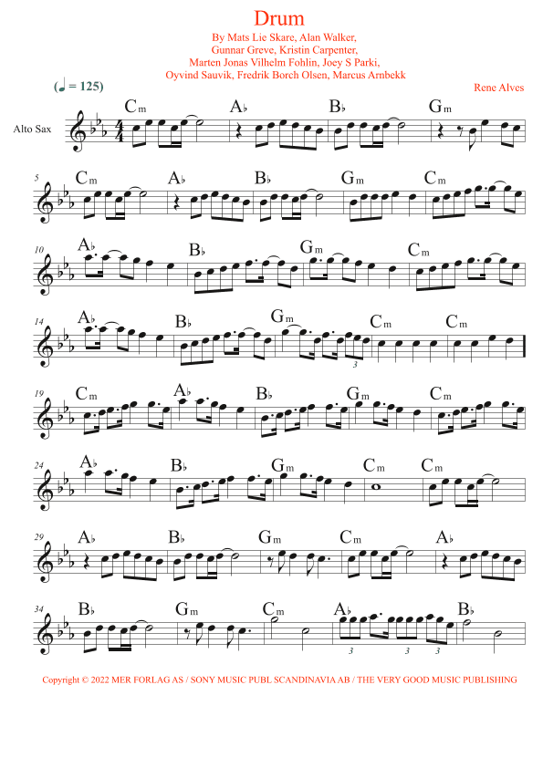 The Drum (arr. By Rene Alves)