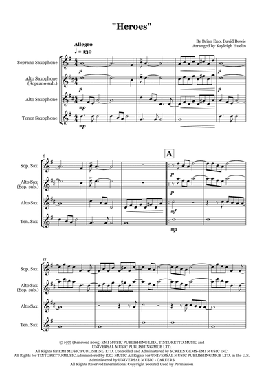 Heroes (arr. Kayleigh Huelin)