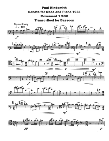 Sonata (arr. DavidJHare)