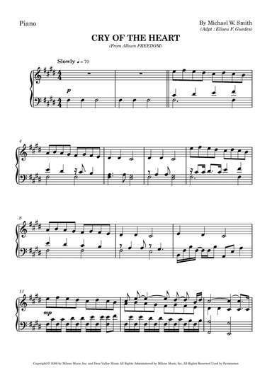 Cry Of The Heart (arr. Eliseu F. Guedes)