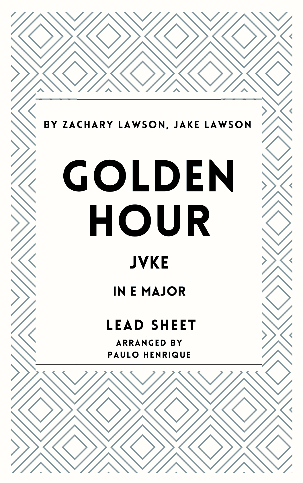 Golden Hour (arr. Paulo Henrique)