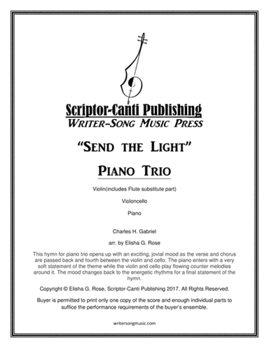Send the Light for Piano Trio (arr. Elisha G. Rose)