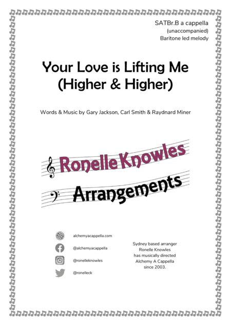 (your Love Has Lifted Me) Higher And Higher (arr. Ronelle Knowles)