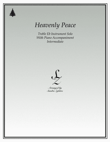 Heavenly Peace (treble Eb instrument solo) (arr. Sandra Zylstra)