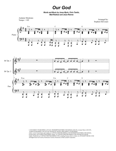 Our God (arr. Stephen DeCesare)