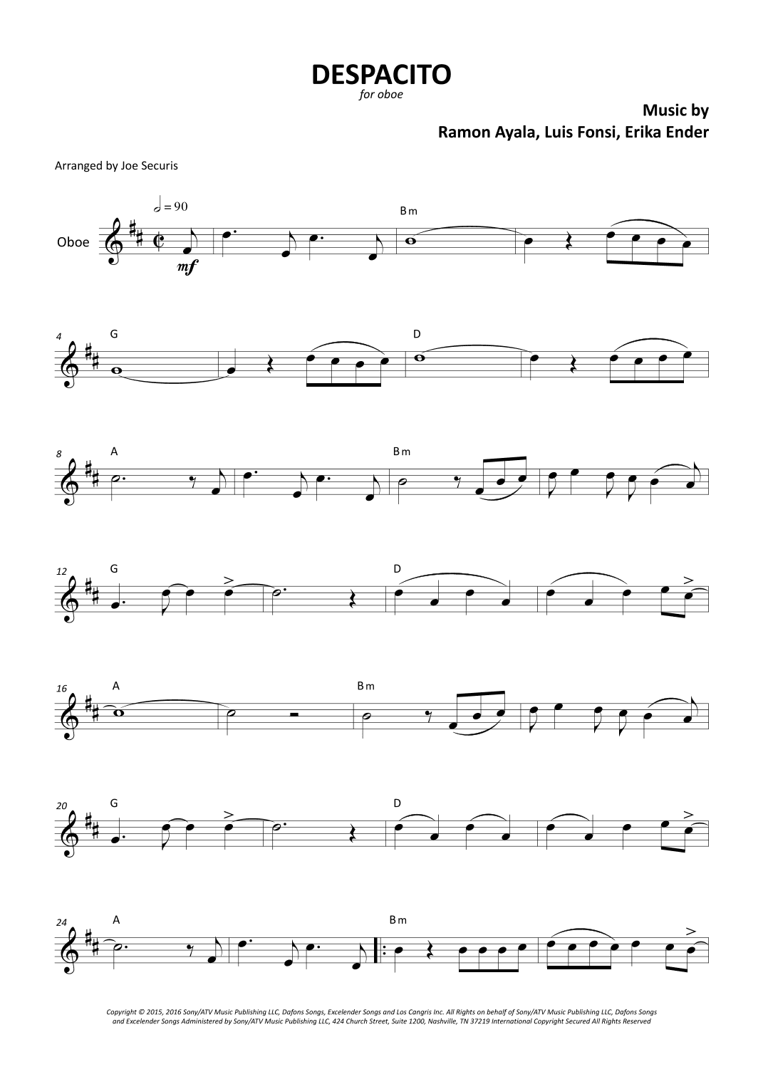 Despacito (arr. Joe Securis)