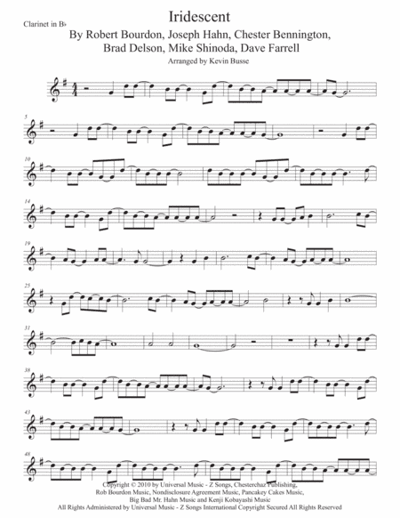 Iridescent (arr. Kevin Busse)