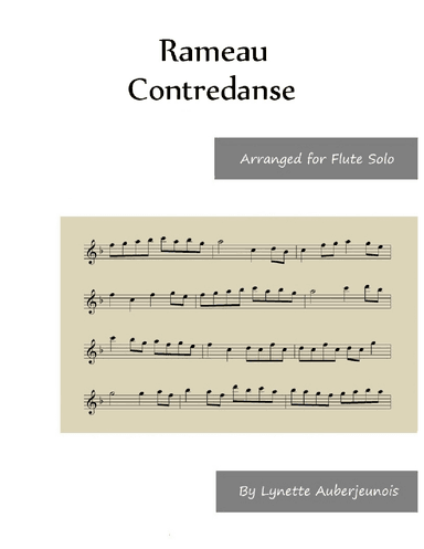 Contredanse - Flute Solo (arr. Lynette Auberjeunois)