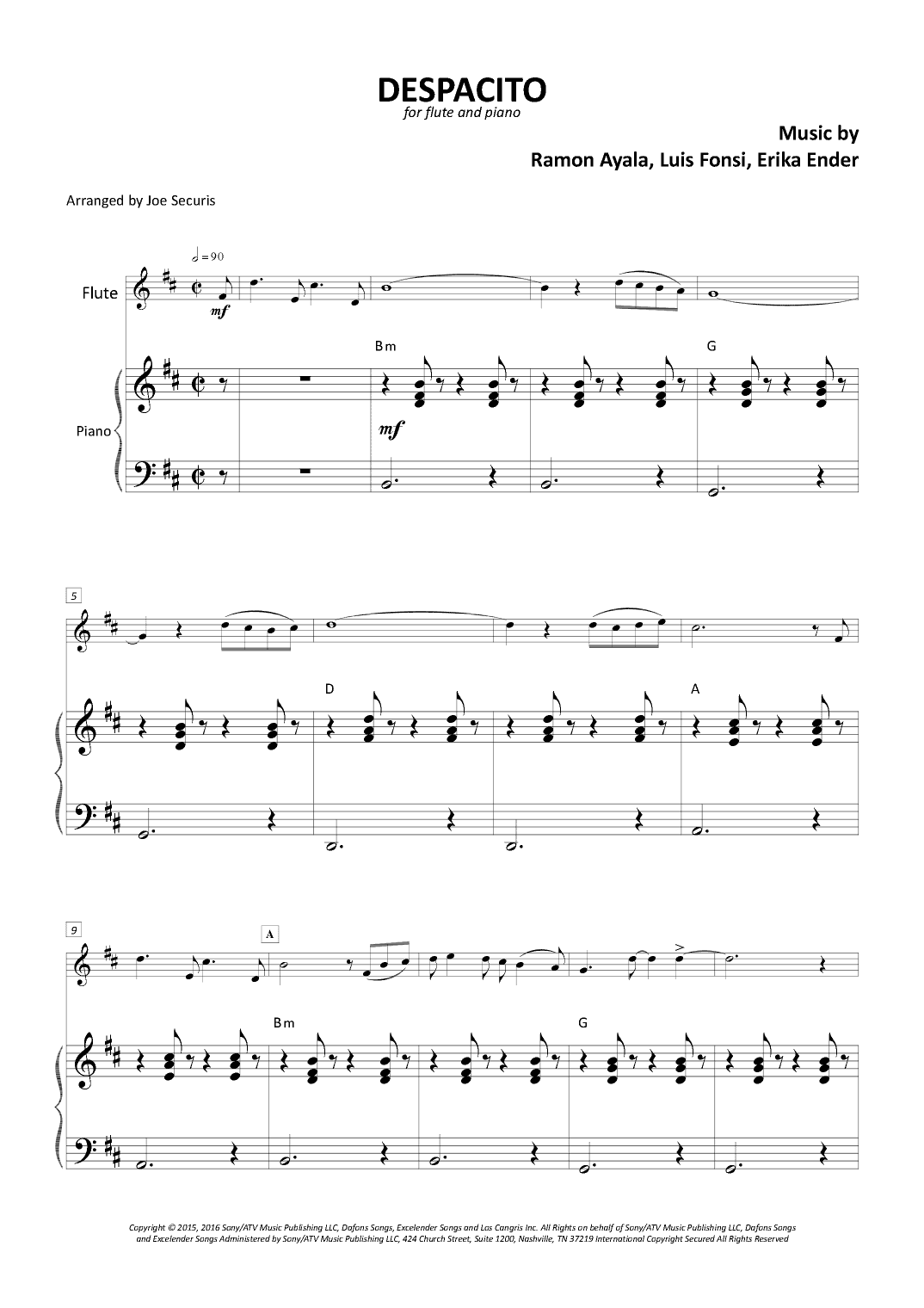 Despacito (arr. Joe Securis)