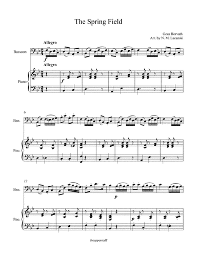 The Spring Field (arr. Nick Lacanski)