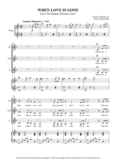When Love Is Gone (arr. SCMusic)