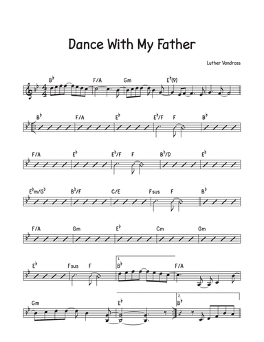 Dance With My Father (arr. David M Fagnant)