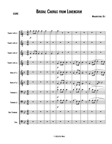 Bridal Chorus from Lohengrin (arr. Tim Olt)