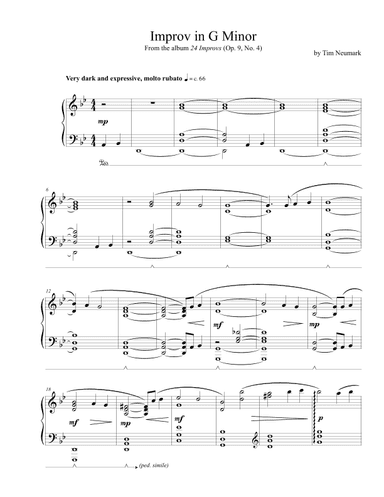 Improv in G Minor