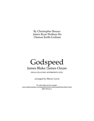 Godspeed (arr. Sherry Lewis)