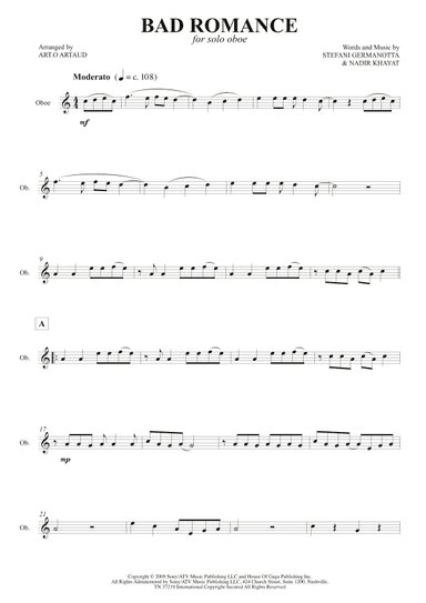 Bad Romance (arr. Art.o Artaud)