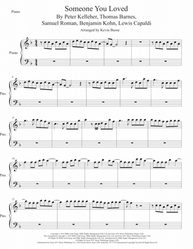 Someone You Loved (arr. Kevin Busse)