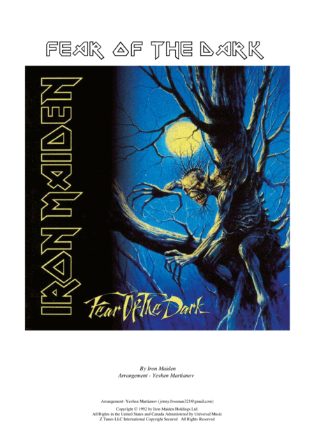 Fear Of The Dark (arr. Yevhen Martianov)