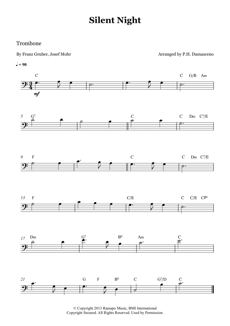 Silent Night (arr. P.H. Damasceno)