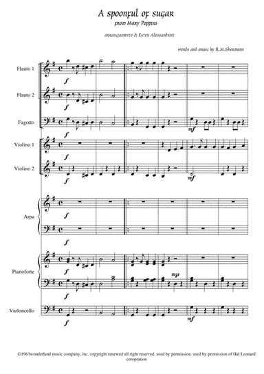 A Spoonful Of Sugar (arr. Ester Alessandrini)